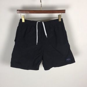 Noah NYC Core Logo Walk Shorts Men’s Small Black Polyamide EUC